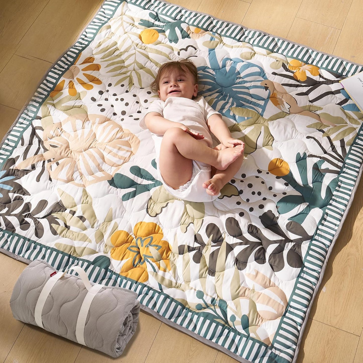 Momcozy Baby Play Mat for Floor - Thickened Waterproof Mat