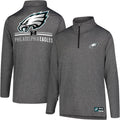 Ultra Game Men's NFL Official Super Soft Quarter Zip Long Sleeve small