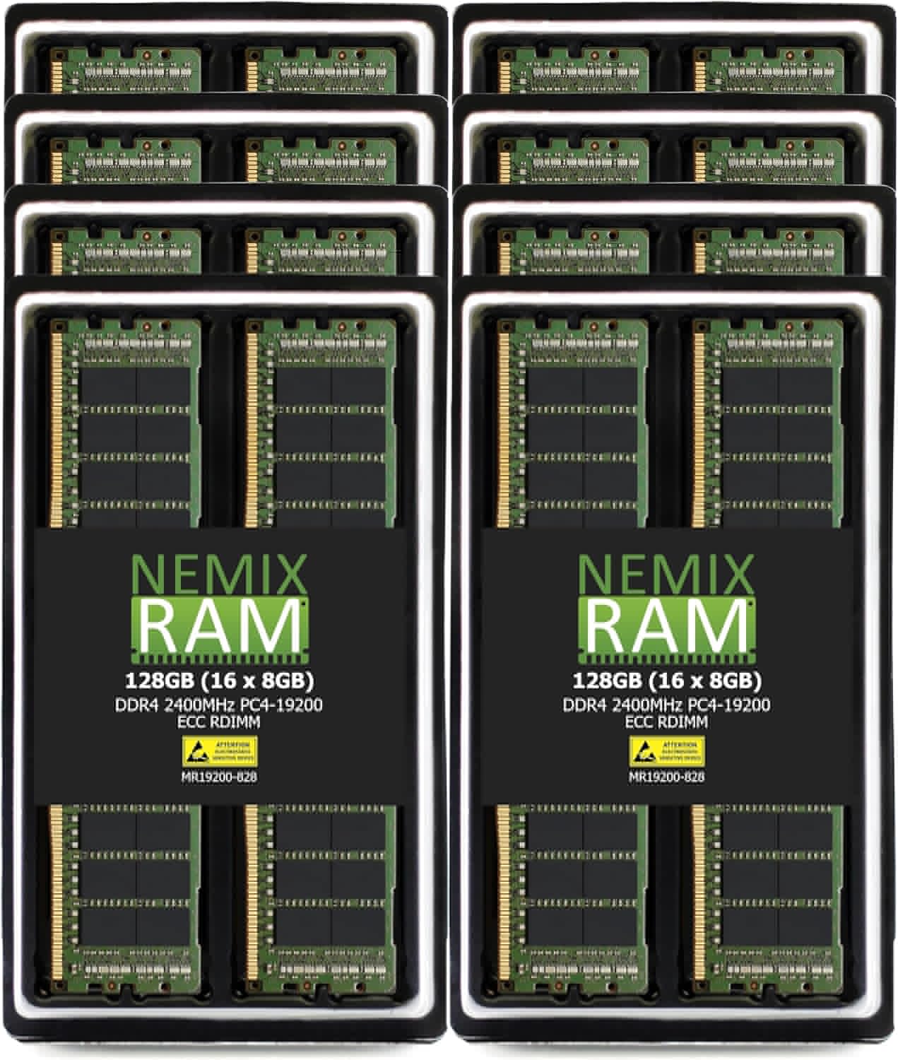 NEMIX RAM 128GB DDR4 2400MHZ Server Memory Kit for Performance