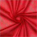 Pico Textiles 10 Yards Bolt - Red Polyester Micro Mesh Jersey Fabric
