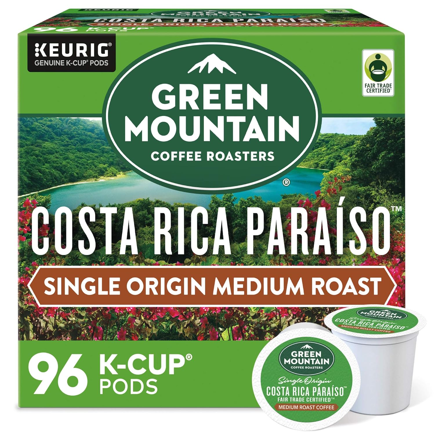 Green Mountain Coffee Roasters Costa Rica K-Cup Pods for Coffee Lovers