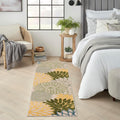 Aloha Indoor/Outdoor Green Multicolor 2 ft 3 in x 8 ft Rug - Bold