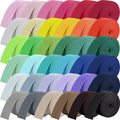 Cotton Webbing 36 Rolls 118.8 yd Multicolor Straps - Bulk Craft Pack