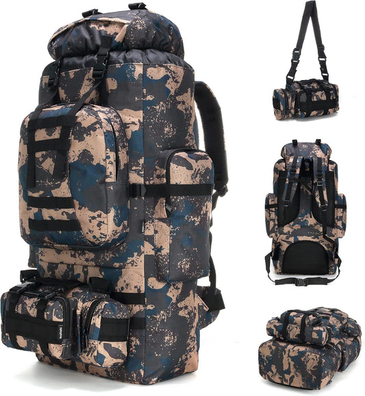 100L Camping Hiking Backpack for Adventurers and Travelers