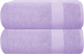 GLAMBURG Premium Cotton Oversized 2 Pack Bath Sheet 35x70 - Ultra Soft