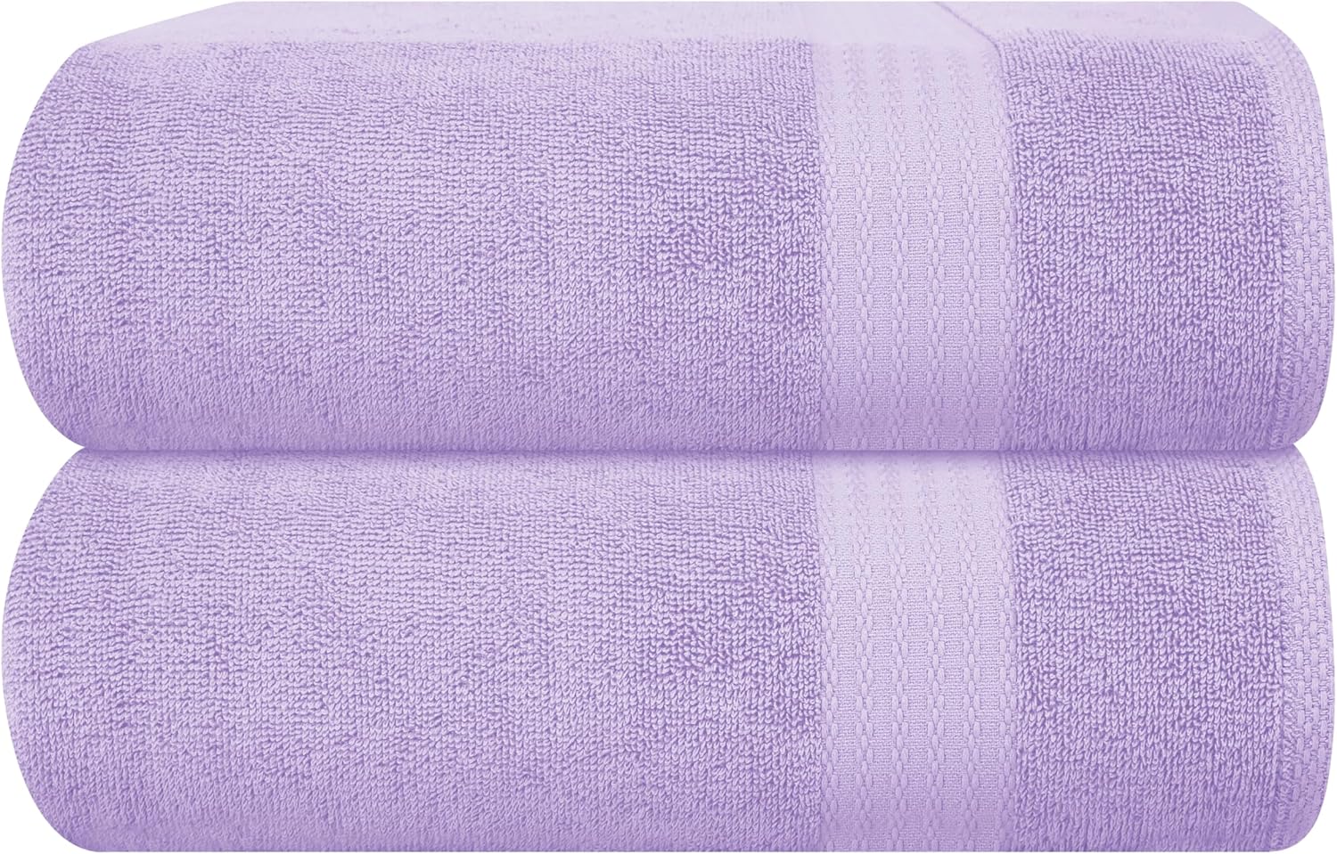 GLAMBURG Premium Cotton Oversized Bath Sheets for Everyday Use