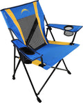 Kijaro Sports Fan Folding Chair with Los Angeles Chargers Logo