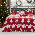Fluffy Christmas Duvet Cover Set - Ultra Soft Plush King Size