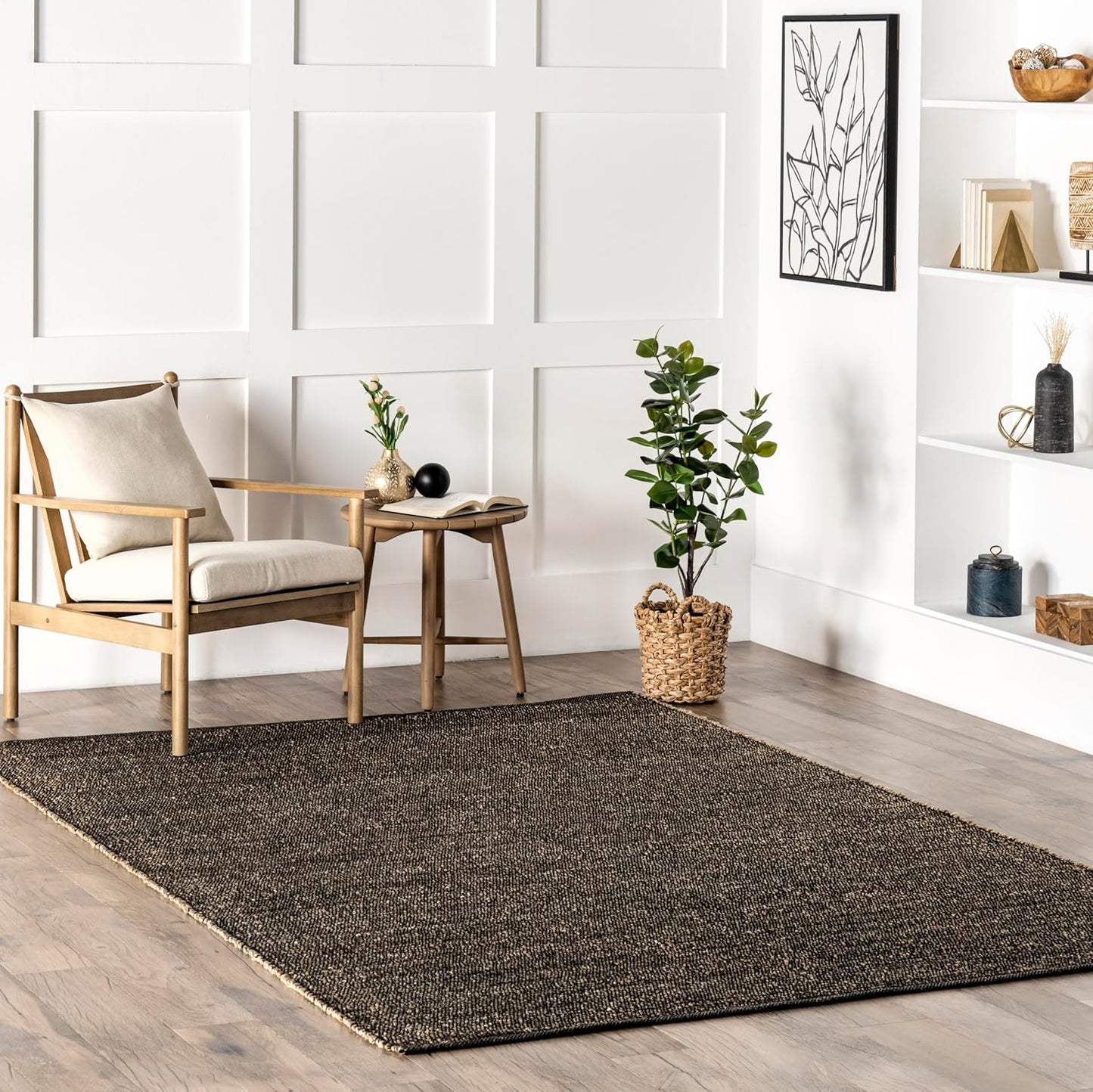 nuLOOM 6x9 Elfriede Jute & Cotton Hand Woven Area Rug Review