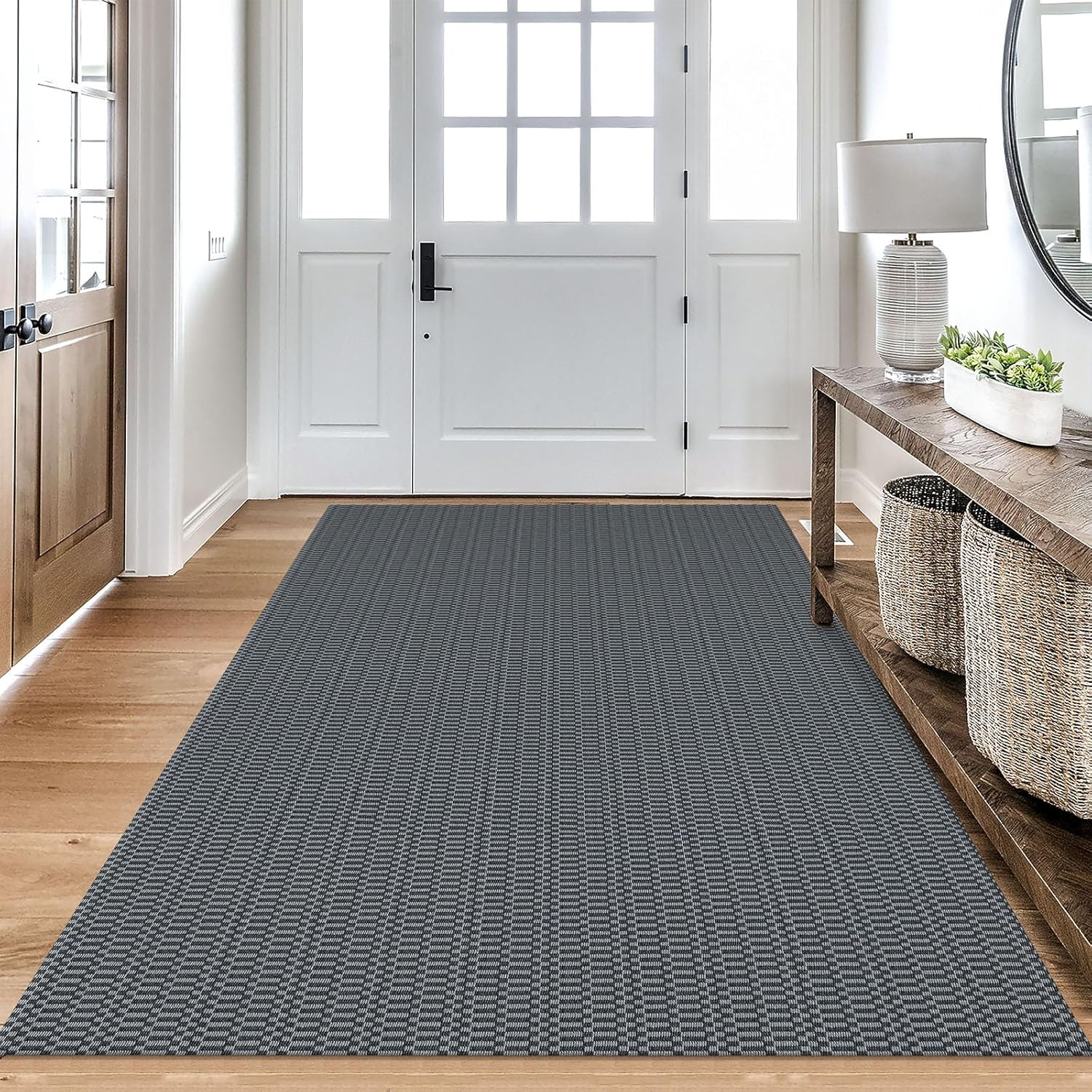 KOZYFLY Washable Area Rug 4x6 Ft for Entryway and Bedroom