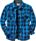 Legendary Whitetails Mens Long Sleeve Fleece Button Up Heavyweight FIT