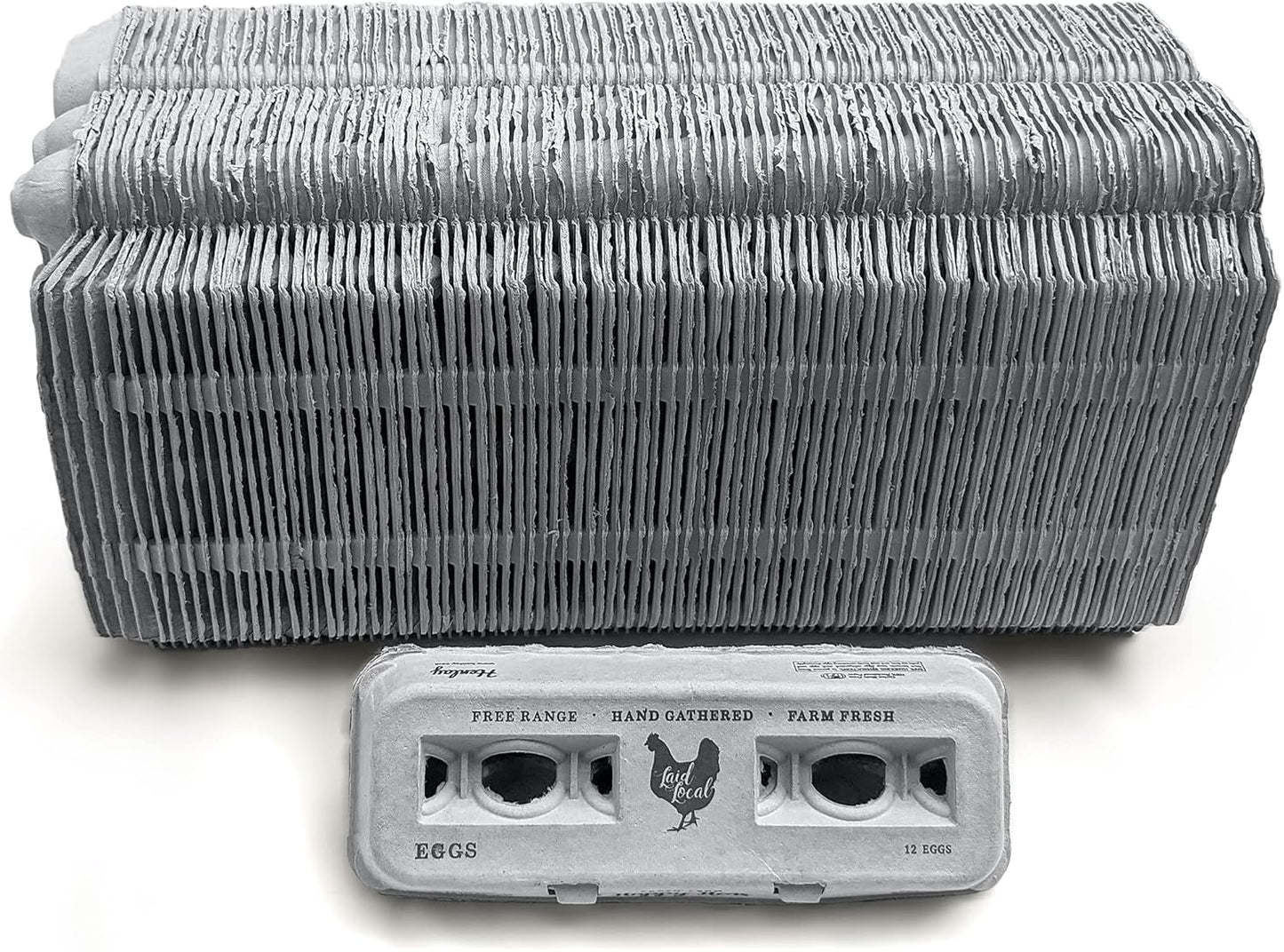 90 Egg Cartons with Vintage Design for Fresh Eggs Storage
