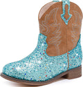 Glittery Toddler Cowgirl Ankle Boots for Stylish Little Girls