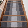 OLANLY Non Slip Stair Treads 15PCS for Wooden Steps Grey