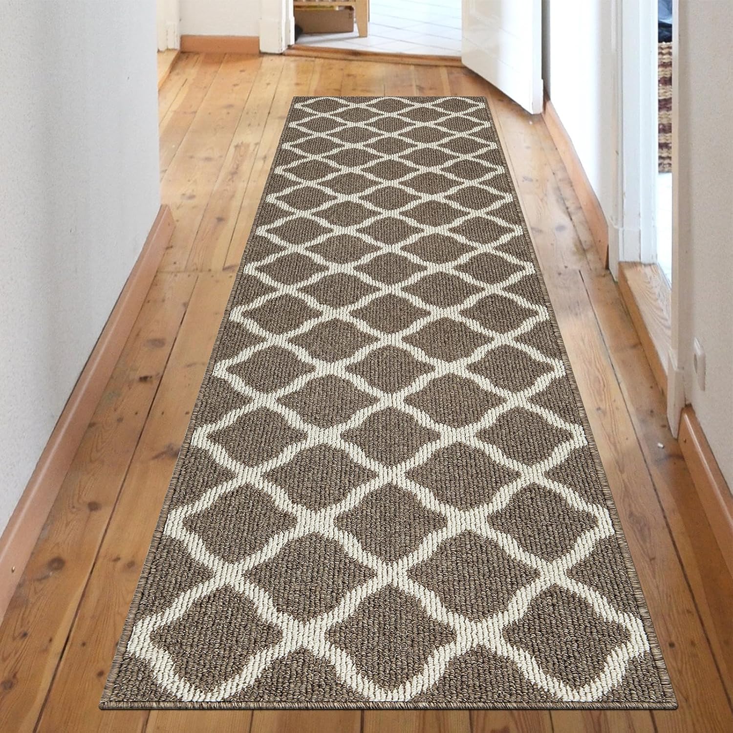 SHACOS Runner Rug 2x8 ft Non Slip Stain Resistant Entryway Rug