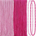 Breast Cancer Awareness Pink Bead Necklaces 200 Pack - Bulk Support