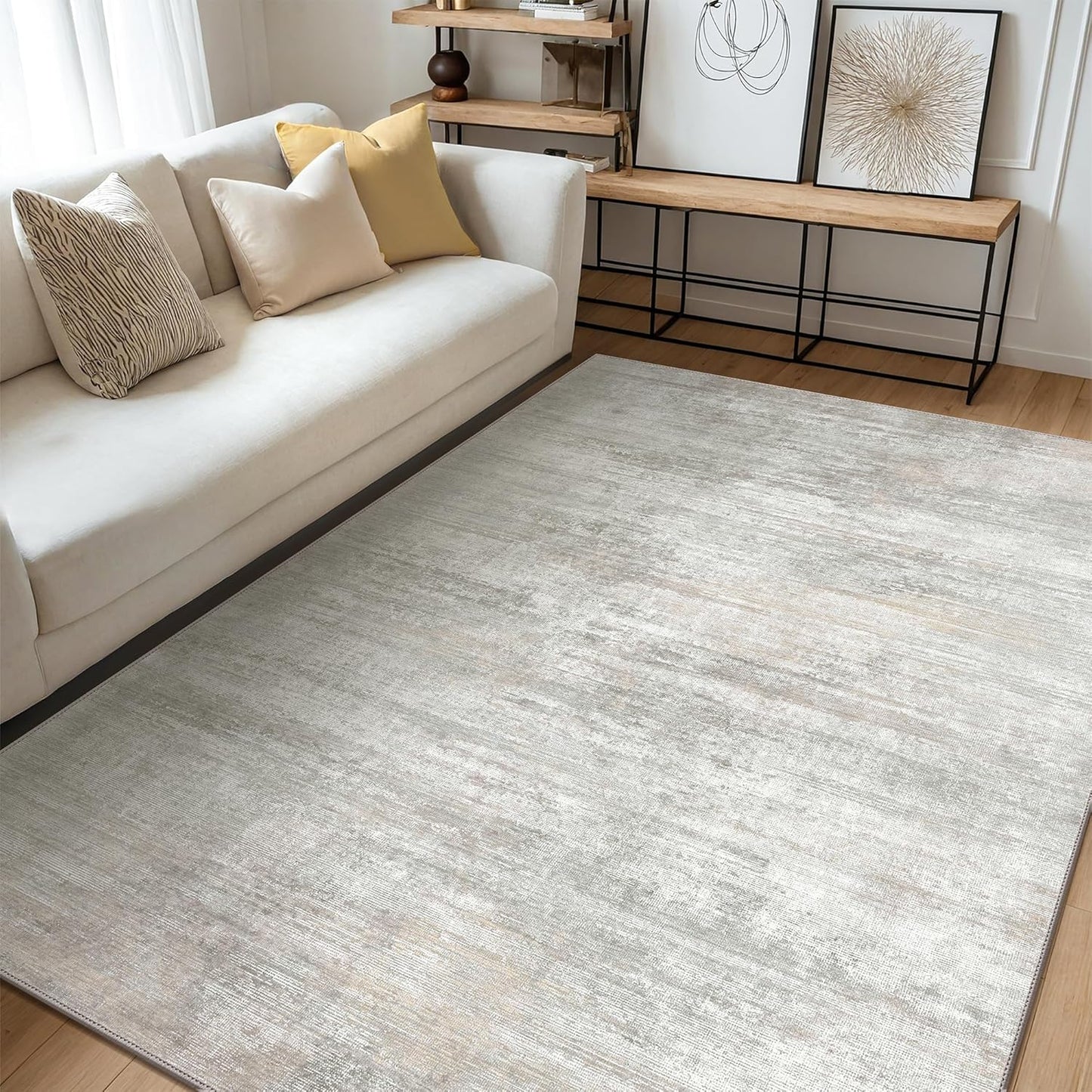 GENIMO Washable Area Rugs for Living Room Bedroom Comfort