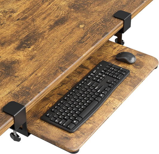 BONTEC Under Desk Keyboard Tray - Ergonomic Space-Saver