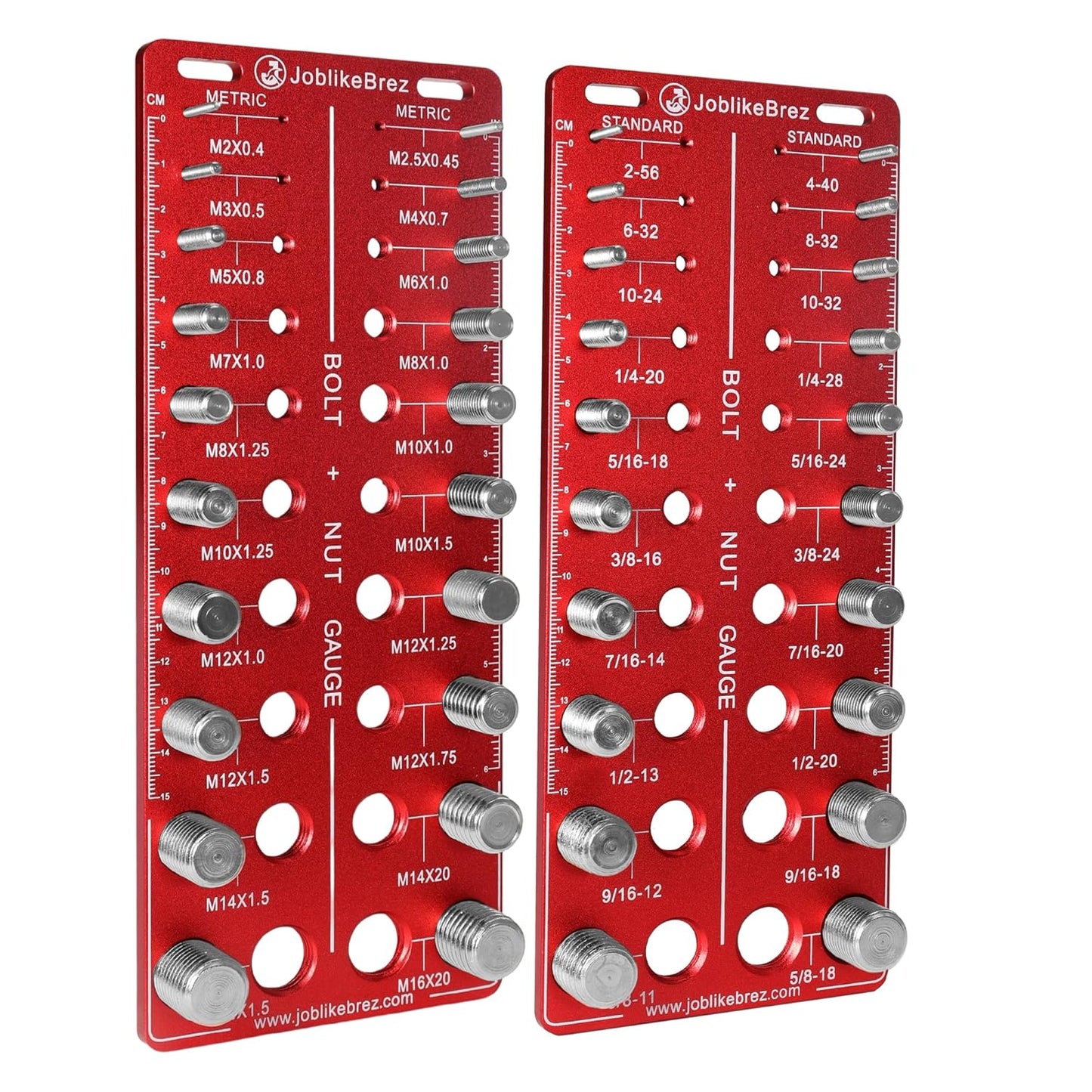 Thread Checker for Nut and Bolt Sizes - Precision Gauge Tool