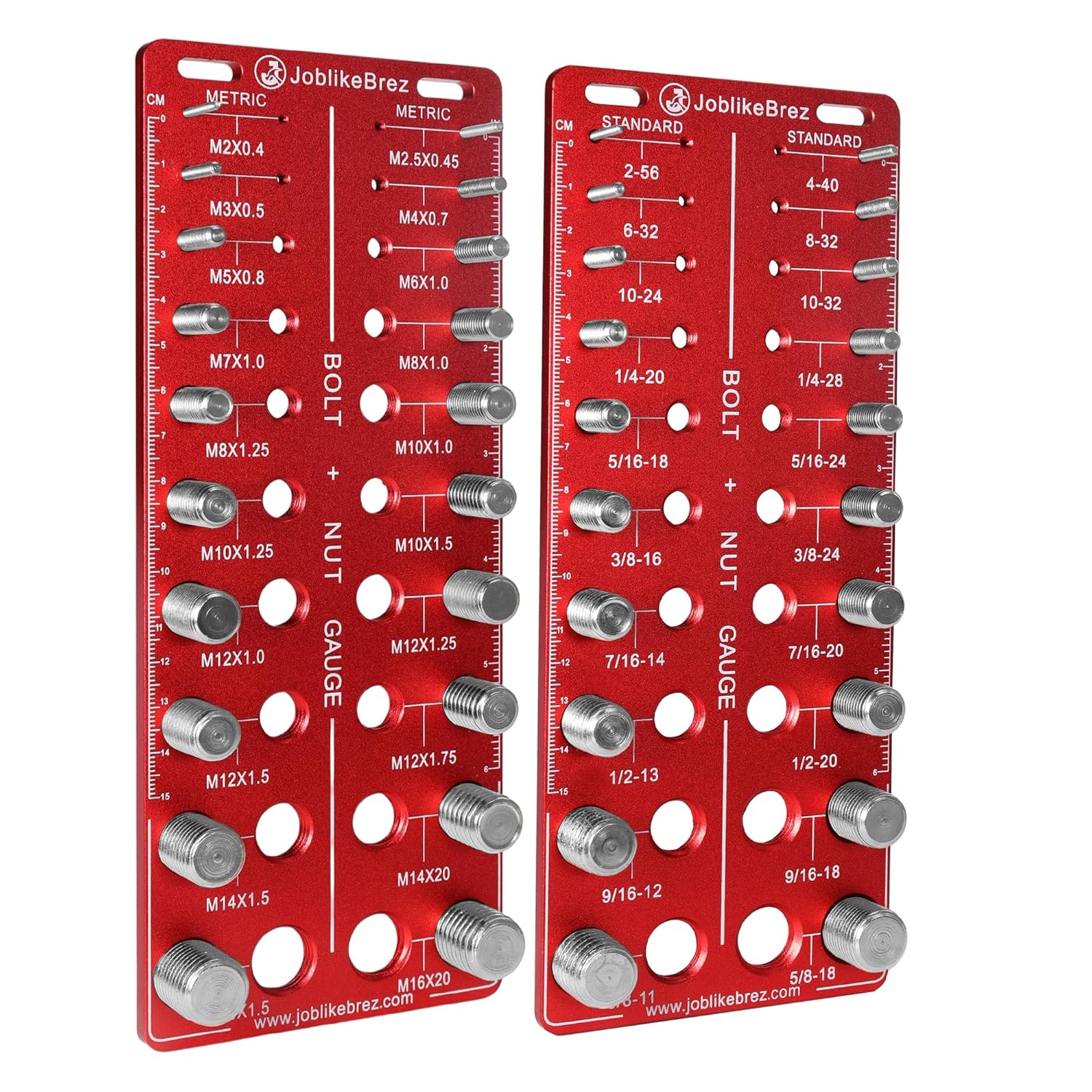 Thread Checker for Nut and Bolt Sizes - Precision Gauge Tool