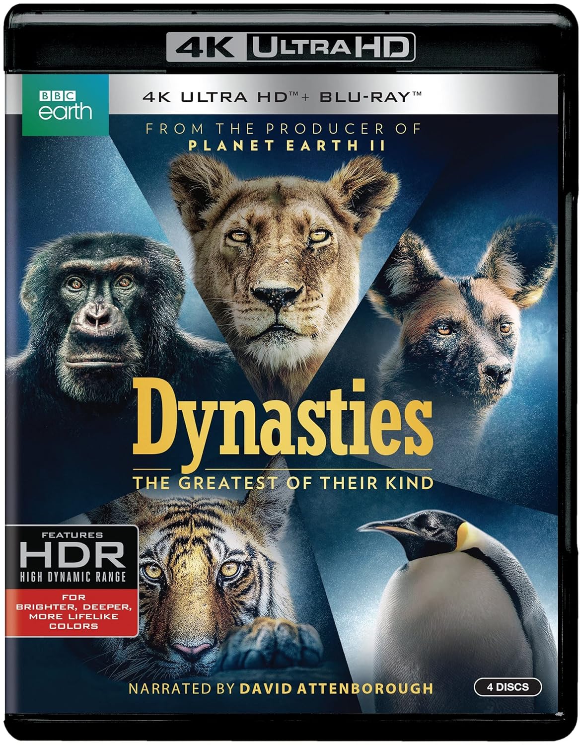 Dynasties 4k UHD Combo - Stunning Visuals and Engaging Narratives
