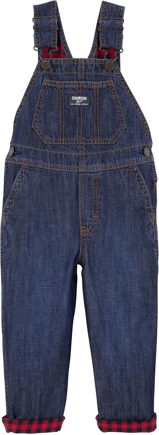 Baby Boys World's Best Overalls with Adjustable Straps and Pockets