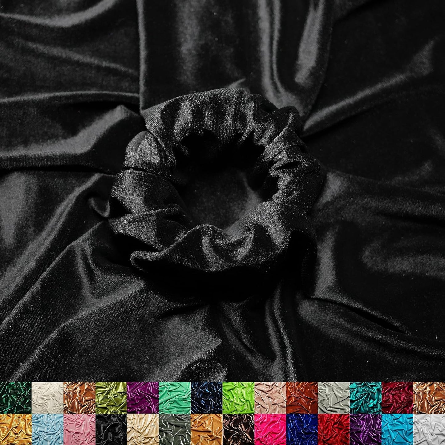 Stretch Velvet Fabric - 60in Wide Soft and Durable for Crafts