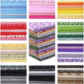 200 Pcs 10 x 10 in Cotton Fabric Squares for Quilting - Variety Pack