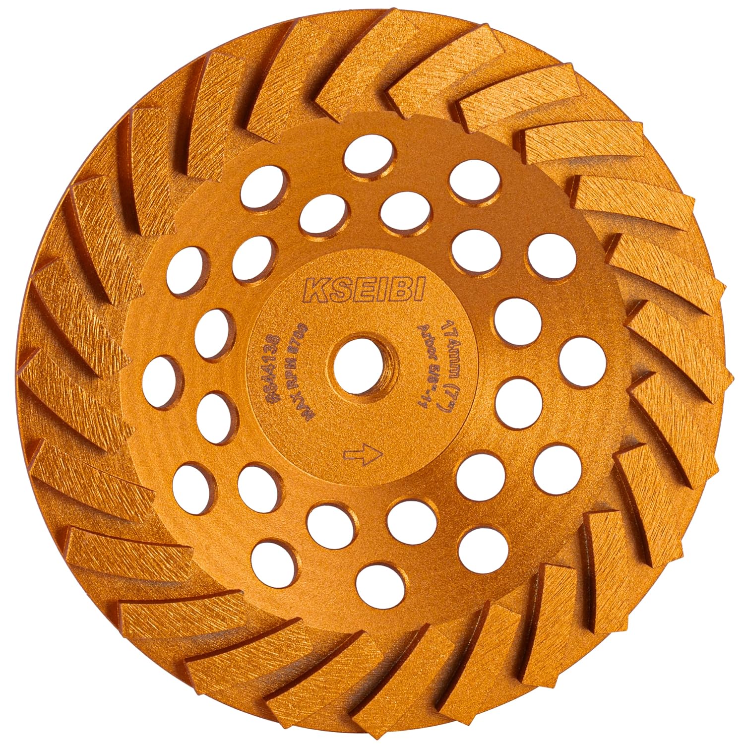 KSEIBI 7 Inch Diamond Concrete Grinding Wheel for Polishing