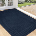 Door-Mat Non-Slip Low-Profile Front Doormat - Trap Dirt & Absorb