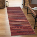Machine Washable Runner Rug 2x7 - Low Pile, Non-Slip Vintage Design