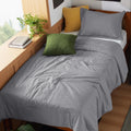 Bedsure Twin/Twin XL Comforter Set - Dark Grey Soft All-Season Comfort