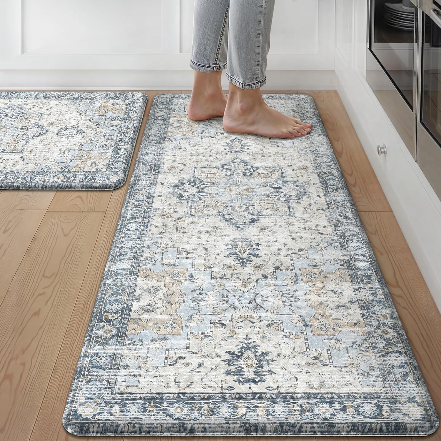 GENIMO Kitchen Mats for Floor - Anti Fatigue Non Slip Comfort