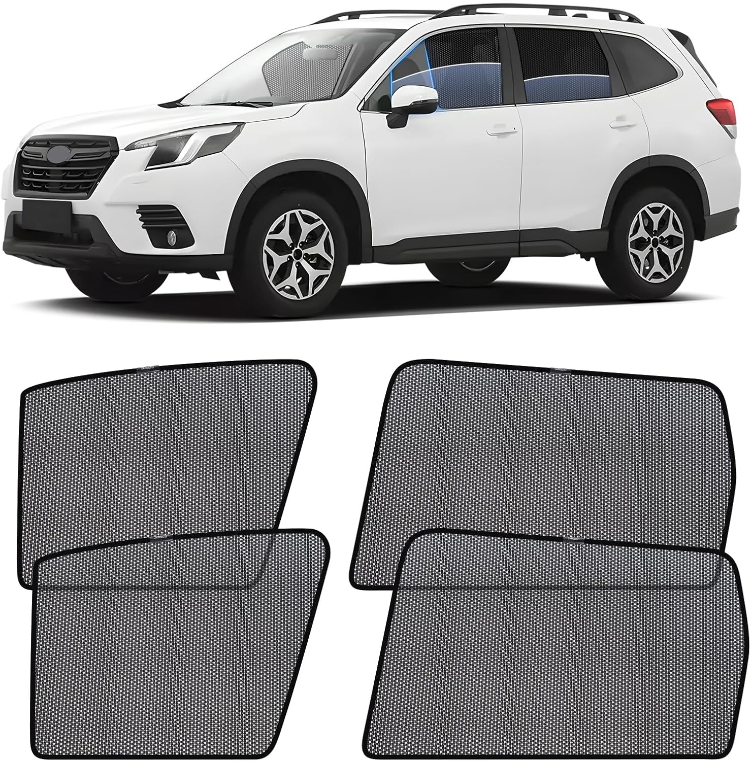 Forester Car Window Shades 2019-2024: UV Ray and Heat Blocker