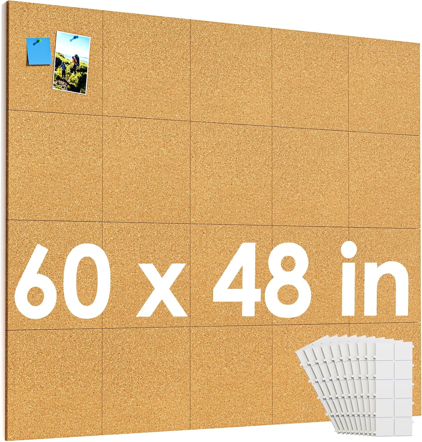 MaxGear 60in x 48in Large Cork Board for Home and Office Use