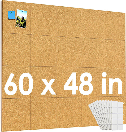 MaxGear 60in x 48in Large Cork Board for Home and Office Use
