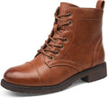 Vepose Women's Ankle Boots Low Heel Lace Up Fashion Booties Review