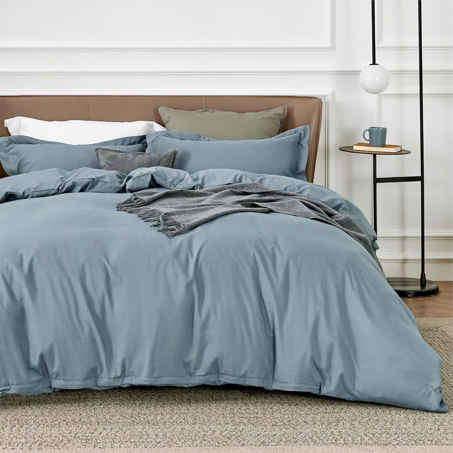 Bedsure King Size Duvet Cover Set - Soft Double Brushed Bedding