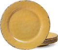 Farmhouse Melamine Dinner Plate Set 6 Piece 11-in - Chip Resistant