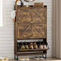 Shoe Cabinet with 3 Flip Drawers for Stylish Entryway Storage