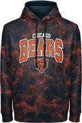 FOCO NFL Big Logo Wordmark Camo Pullover Hoodie - Warm Game Day Fit