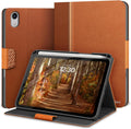 KingBlanc iPad mini 7 Case for 8.3in iPad mini 7/6 - Brown PU Leather