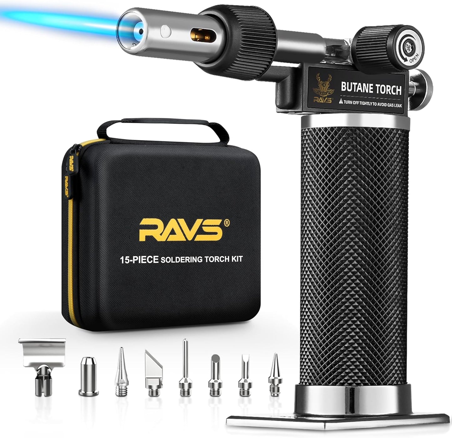 RAVS Butane Soldering Iron Kit: Multi-Function Torch for All Needs