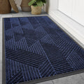 Smiry Front Door Mat Outside Entrance - Heavy Duty Low Profile