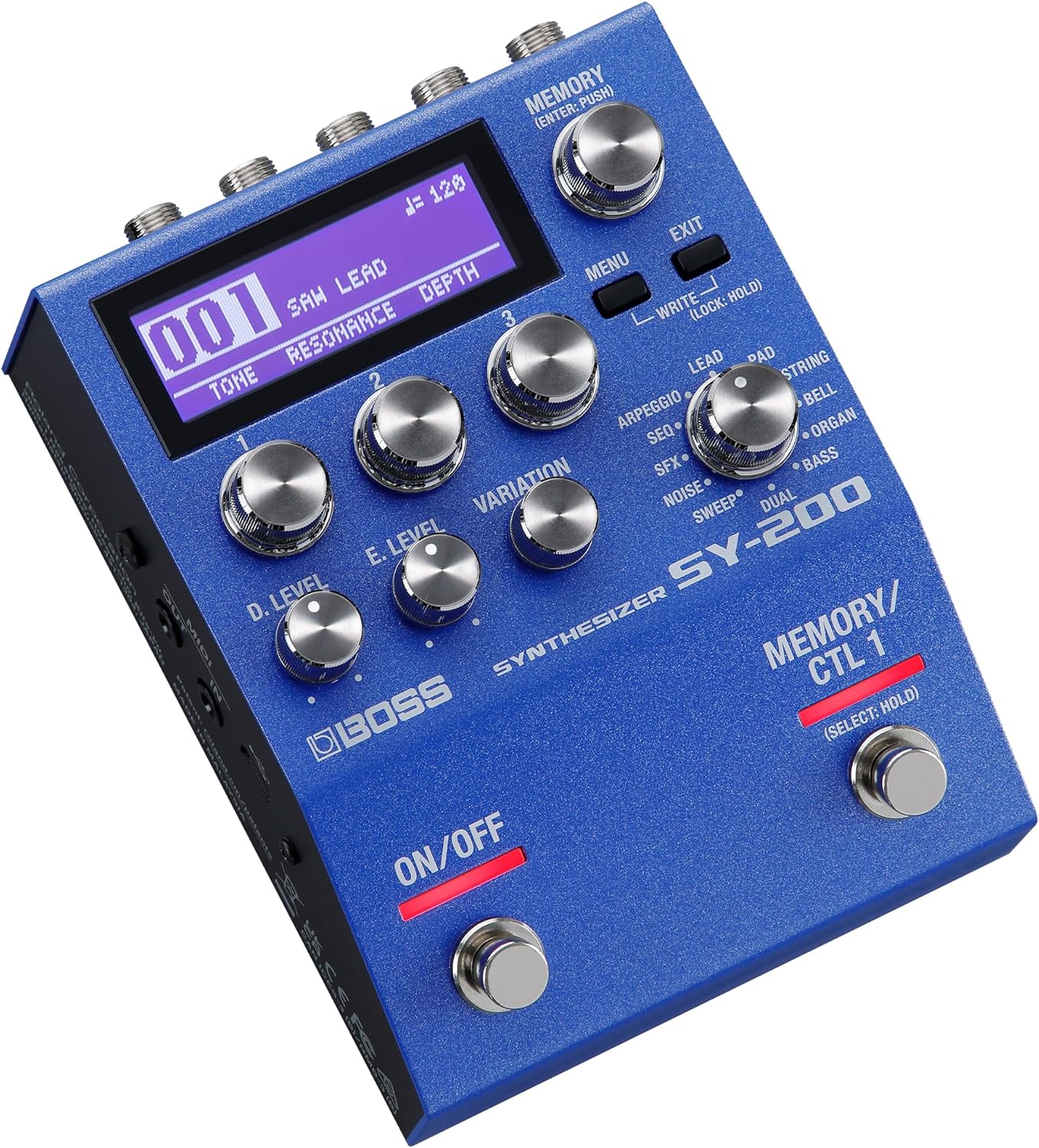 BOSS SY-200 Synthesizer Effects Pedal for Guitar and Bass