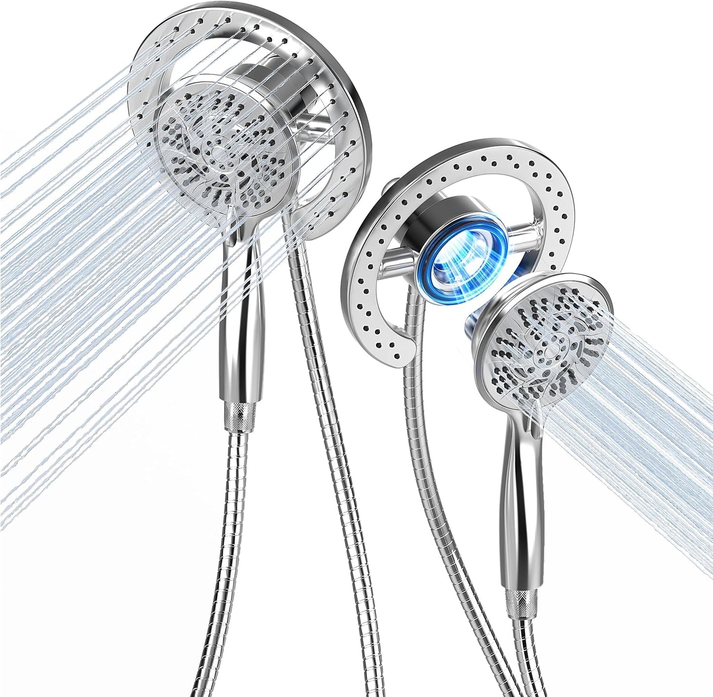 PRIMSOPH Shower Head Handheld Spray Combo with 10 Modes