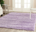 California Shag 4 ft x 6 ft Lilac Accent Rug - Plush Non-Shedding
