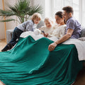 Bedsure GentleSoft Sherpa Fleece Cal King Blanket - Thick Cozy Throw