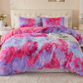 EMME Luxury Fuzzy Duvet Cover Set Twin - Plush, Dual-Sided Warmth