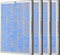 4 Pack MSA3/MSA3S True HEPA Filter Replacement - 4-in-1 Upgraded
